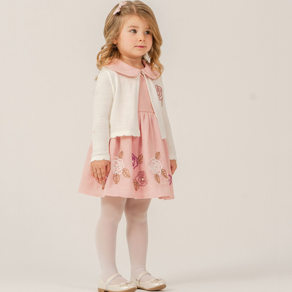 ارق واشيك الفساتين البناتي التركي مع الفنيلة