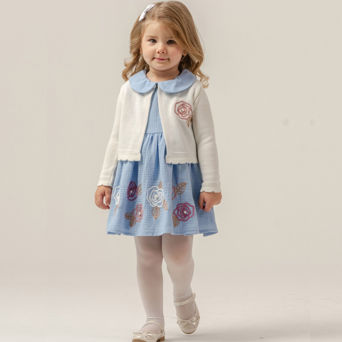 ارق واشيك الفساتين البناتي التركي مع الفنيلة